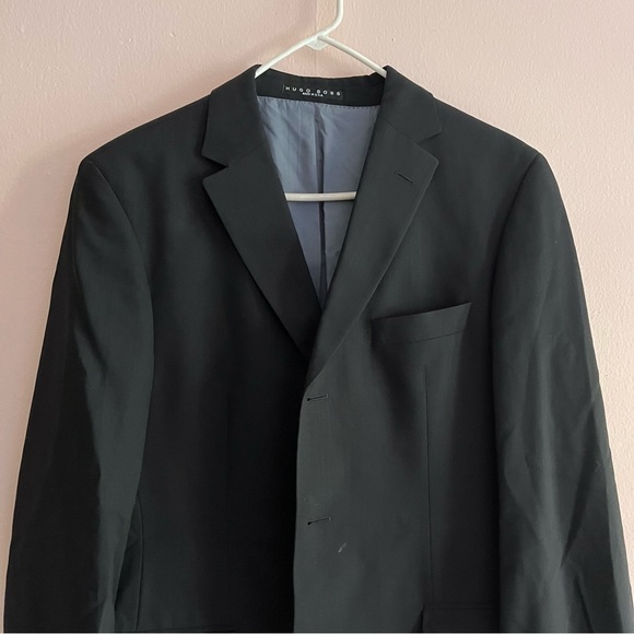 Hugo Boss Men's black sports coat blazer size 40R